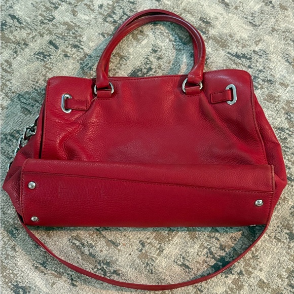 Michael Kors red Hamilton tote GUC - Picture 6 of 13